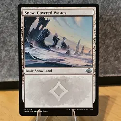 MTG Snow-Covered Wastes Modern Horizons 3 Set Uncommon #229 NM Fresh Pull - Image 1