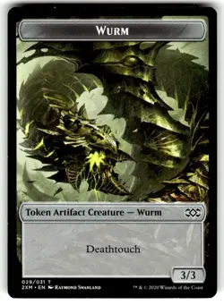 Wurm Token - #029 Regular - Double Masters - Mtg - Image 1