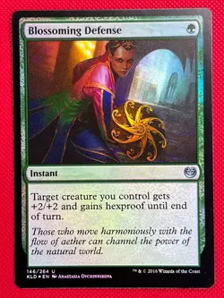 MTG Foil 1X Blossoming Defense X1 Kaladesh Magic - NM/MT - Image 1