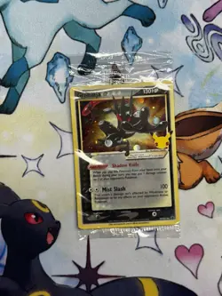 Damaged Greninja Gold Star SWSH144 Pokemon Celebrations ETB Promo SEALED Card - Image 1