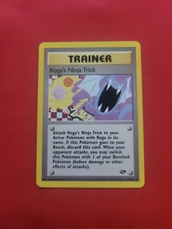 Pokemon: Koga's Ninja Trick #115/132 Gym Challenge 2000 WOTC Vintage - LP+ -T154 - Image 1