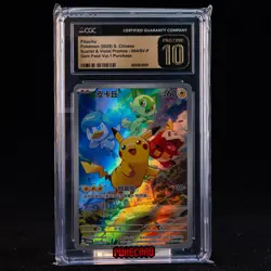 Pikachu PROMO-004/SV-P Pokemon Card Chinese CGC PRISTEN 10 - Image 1