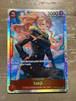 Sanji OP10-005 English SR Royal Blood One Piece Card Game NM - Image 1