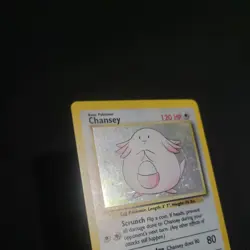 MP /LP Chansey 3/102 Played Base Set 1999 Pokemon Card Holo Rare - Image 3