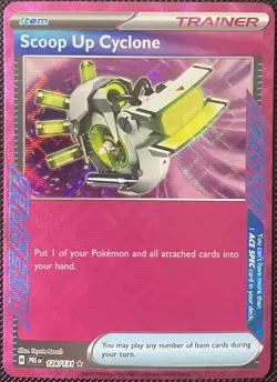 Scoop Up Cyclone 128/131 Sv: Prismatic Evolutions Holo - Pokemon Card - Image 1