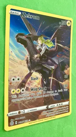 Zekrom 2022 Pokemon Sword & Shield Brilliant Stars FULL ART HOLO TG05/TG30 - Image 3