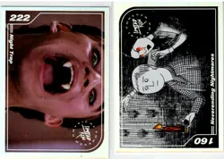 Night Trap & Neverending Limited Run Silver Trading Card #160 #222 New Mint - Image 1