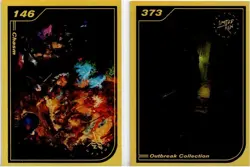 Chasm & Outbreak Collection Limited Run Game Gold Trading Card #146 #373 Mint - Image 1