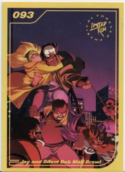 Jay and Silent Bob Limited Run Games Gold Trading Card #093 New No Creases - Image 1
