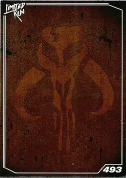 Star Wars Bounty Hunter Limited Run Games Silver Trading Card #493 New Mint - Image 1