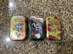 Lot Of 2 Pokemon 151 Mini Tins Sealed + 1 Mini Tin Black Bolt White Flare - Image 1