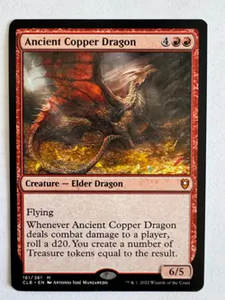 1x Ancient Copper Dragon - Commander Legends: Battle for Baldur's Gate - MTG - Image 1