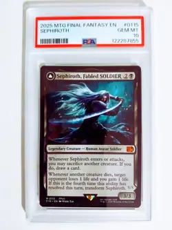 The Very First PSA GEM MINT 10, MTG, Final Fantasy, Sephiroth #0115, Regular - Image 2