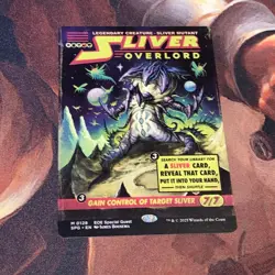 Sliver Overlord X1 Mtg Edge Of Eternities Nm Showcase Special Guest Borderless - Image 1