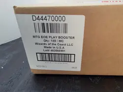 MTG EDGE OF ETERNITIES PLAY BOOSTER BOX CASE Sealed 6 Box Magic The Gathering - Image 2