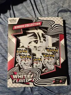 Pokemon TCG Scarlet Violet Black Bolt White Flare Binder Collection - Image 1