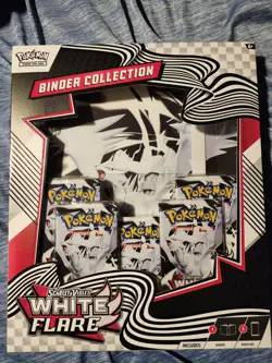 Pokemon TCG Scarlet Violet Black Bolt White Flare Binder Collection - Image 2
