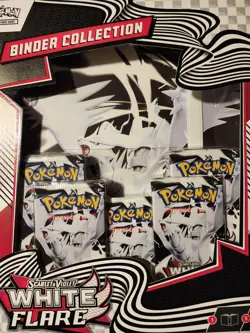 Pokemon TCG Scarlet Violet Black Bolt White Flare Binder Collection - Image 3