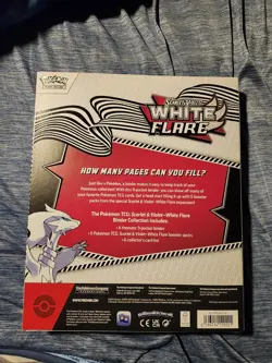 Pokemon TCG Scarlet Violet Black Bolt White Flare Binder Collection - Image 4