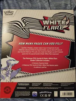 Pokemon TCG Scarlet Violet Black Bolt White Flare Binder Collection - Image 5