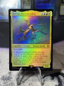 Eowyn, Shieldmaiden 0001 Mythic Foil Lord of the Rings Commander MTG - Image 1