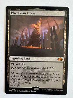 1x Phyrexian Tower - Modern Horizons 3 - MTG - Image 1