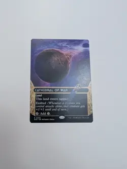 MTG - Cathedral Of War 0006 (Borderless) - Edge of Eternities NM/M Condition - Image 1
