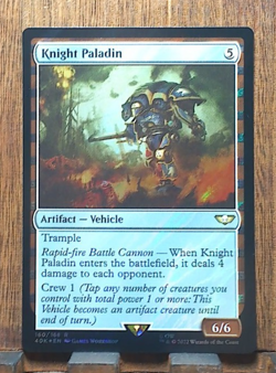 MTG🎇 Knight Paladin (Surge Foil) Universes Beyond: Warhammer 40000 🎇 - Image 1