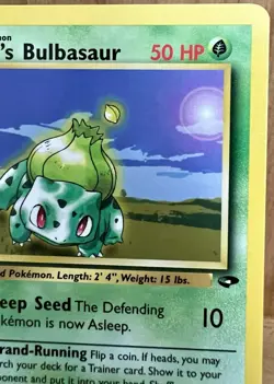 Erika’s Bulbasaur Pokemon TCG Gym Challenge Set 1st Edition 39/132 LP - Image 5