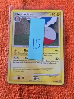 2008 Pokemon Diamond and Pearl Stormfront #37 Electrode, UC, NF/H, cd15 - Image 3