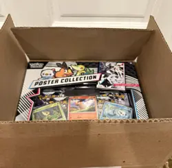 Pokemon CASE 6x Poster Collection Black Bolt/White Flare Unova SV10.5 - Image 1