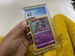 2021 Espeon SWSH174 Fusion Strike Black Star Promo Holo Blister cgc 6.5 Pokemon - Image 3