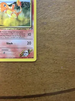 Blaine’s Charmander 61/132 Gym Heroes 1st Edition Pokemon NM - Image 4