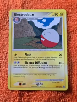 2008 Pokemon Diamond and Pearl Stormfront #37 Electrode, UC, NF/H, cd13 - Image 1
