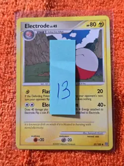 2008 Pokemon Diamond and Pearl Stormfront #37 Electrode, UC, NF/H, cd13 - Image 3