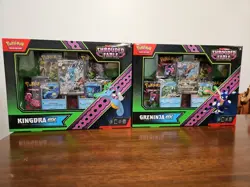 Pokemon TCG Shrouded Fable Greninja & Kingdra Ex Illustration Collection Boxes - Image 1
