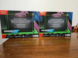 Pokemon TCG Shrouded Fable Greninja & Kingdra Ex Illustration Collection Boxes - Image 2
