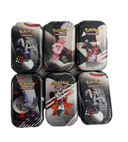 Pokemon Black Bolt & White Flare Unova Mini Tin Sealed Tins Bundle of 6 - Image 1