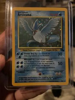 1999 Pokemon Fossil Articuno Holo #2/62 LP WoTC Original Vintage - Image 4