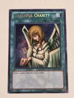Graceful Charity LCYW-EN064 Secret Rare Yugioh Legendary Collection 3 Unlimited - Image 1