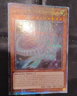 Yugioh! Card TCG Galaxy-Eyes Afterglow Dragon RA01-EN017 Quarter Secret Rare - Image 2