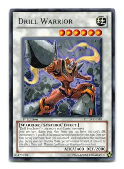 Drill Warrior - DP10-EN018 1st Edition Rare - YuGiOh-LP - Image 1