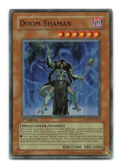 Doom Shaman - TAEV-EN025 1st Edition Super Rare - YuGiOh-LP - Image 1