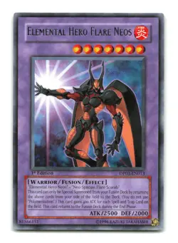 Elemental Hero Flare Neos - DP03-EN013 1st Edition Rare - YuGiOh-LP - Image 1