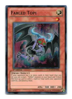 Fabled Topi - HA03-EN003 1st Edition Super Rare - YuGiOh-LP - Image 1
