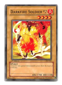 Darkfire Soldier #2 - PSV-045 1st Edition - YuGiOh-LP - Image 1