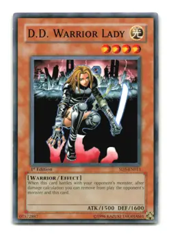 D.D. Warrior Lady - SD5-EN011 1st Edition - YuGiOh-LP - Image 1
