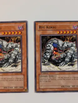 Yugioh TCG - 2x Ryu Kokki SD2-EN008 - LP - 1st Edition - Common Structure Deck 2 - Image 4