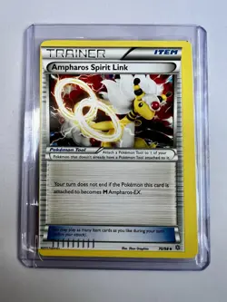 Pokemon Ampharos Spirit Link 70/98 Ancient Origins Miscut Offcenter Error Card - Image 1