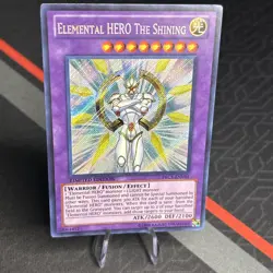 Yugioh! Elemental HERO The Shining PRC1-ENV01 Secret Rare - Image 1